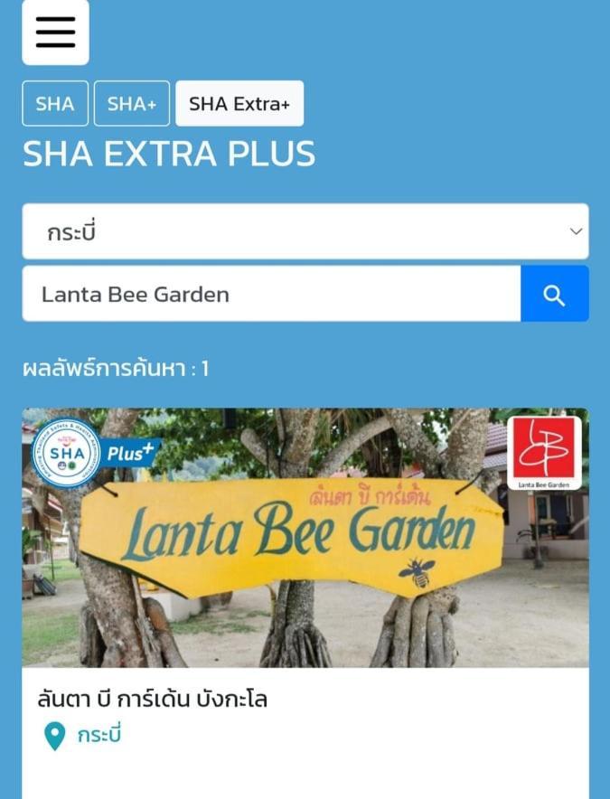 Lanta Bee Garden Bungalow Sha Extra Plus Ko Lanta Buitenkant foto